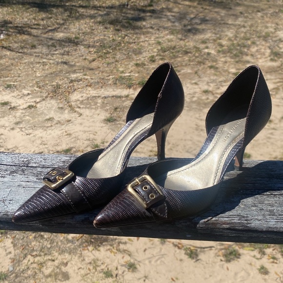 Ann Taylor Size 5 Pointy Kitten Heels Size 5 - Picture 2 of 7